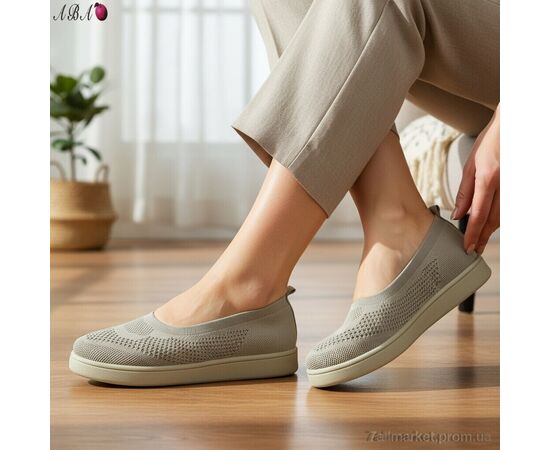 Фотография Балетки женские удобные Лето 5863-1-3 (8 пар р.36-41) "Aba" недорого оптом от прямого поставщика, изображение 2