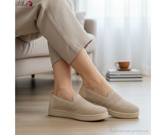 Фотография Слипоны женские тканевые Лето 5864-1-2 (8 пар р.36-41) "Aba" недорого оптом от прямого поставщика, изображение 3