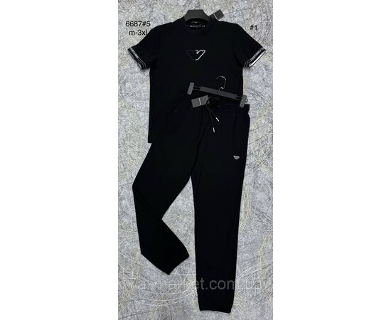 Костюм чоловічий стильний розміри M-3XL (3 кв) "PROSTOMEN" недорого від прямого постачальника, зображення 3