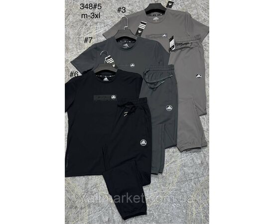 Костюм чоловічий стильний розміри M-3XL (3 кв) "PROSTOMEN" недорого від прямого постачальника, зображення 3