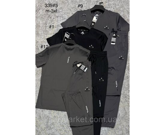 Костюм чоловічий стильний розміри M-3XL (3 кв) "PROSTOMEN" недорого від прямого постачальника, зображення 2