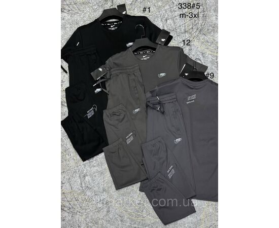 Костюм чоловічий стильний розміри M-3XL (3 кв) "PROSTOMEN" недорого від прямого постачальника, зображення 2