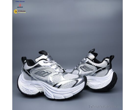 Фотография Кроссовки детские модные Весна/осень AD23991-2 grey-white (6 пар р.35-40) "Clibee-Doremi" недорого оптом от прямого поставщика, изображение 2