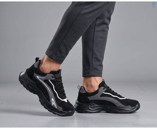 Кросівки чоловічі модні Весна/осінь Q1-3 (8 пар р.40-45) "Kulada-UCSS-MD" недорого оптом від прямого постачальника, зображення 2