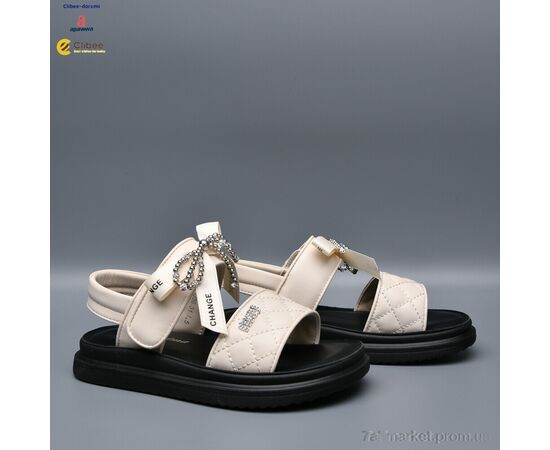 Босоніжки дитячі літні Літо A3356 beige (7 пар р.32-37) "Clibee-Doremi" недорого оптом від прямого постачальника, зображення 2