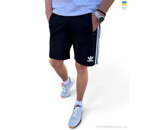 Шорти чоловічі Літо Шорти AD чорний (5 шт. р.сітка46-54) "Sport style" недорого оптом від прямого постачальника, зображення 2