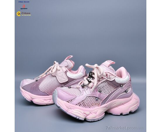 Фотография Кроссовки детские модные Весна/осень BB2760-1 pink-fuchsia (4 пар р.27-30) "Clibee-Doremi" недорого оптом от прямого поставщика, изображение 2