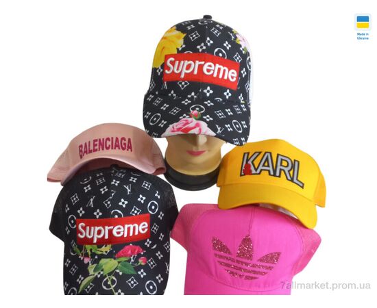 Кепка дитяча Літо 0809 mix (4 шт. р.сітка52-56) "Mabi" недорого оптом від прямого постачальника, зображення 2