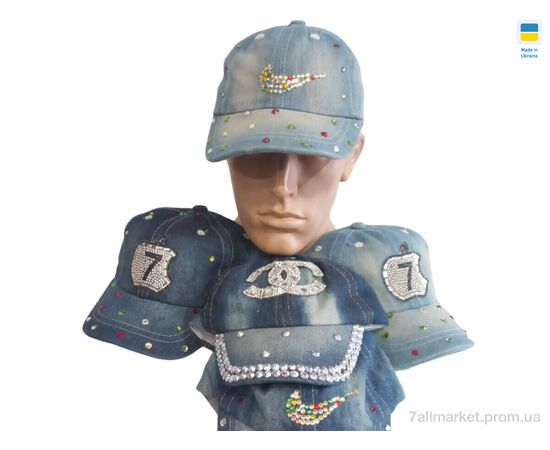 Кепка дитяча Весна/осінь 0821 mix (4 шт. р.сітка52-56) "Mabi" недорого оптом від прямого постачальника, зображення 2