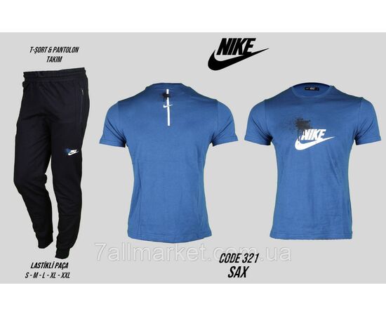 Фотография Спортивный мужской костюм летний NIKE размеры S-2XL (3цв) "REMAIN" недорого от прямого поставщика, изображение 2
