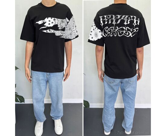 Фотография Футболка мужская Лето 90567 siyah (5 шт. р.сетка S-XL) "I8denim" недорого оптом от прямого поставщика, изображение 2
