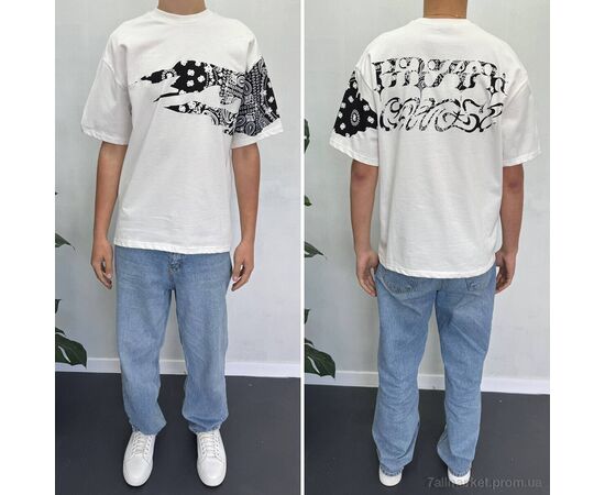 Фотография Футболка мужская Лето 90567 ekru (5 шт. р.сетка S-XL) "I8denim" недорого оптом от прямого поставщика, изображение 2