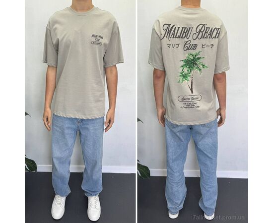 Фотография Футболка мужская Лето 90561 gri (5 шт. р.сетка S-XL) "I8denim" недорого оптом от прямого поставщика, изображение 2