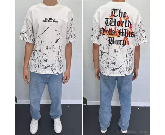 Фотография Футболка мужская Лето 90562 ekru (5 шт. р.сетка S-XL) "I8denim" недорого оптом от прямого поставщика, изображение 2