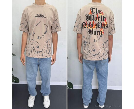 Фотография Футболка мужская Лето 90562 tas (5 шт. р.сетка S-XL) "I8denim" недорого оптом от прямого поставщика, изображение 2