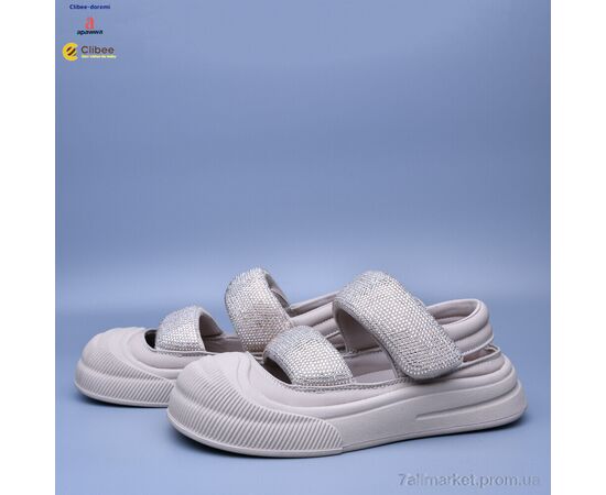 Босоніжки дитячі літні Літо K76309-1 beige (7 пар р.31-37) "Clibee-Doremi" недорого оптом від прямого постачальника, зображення 2