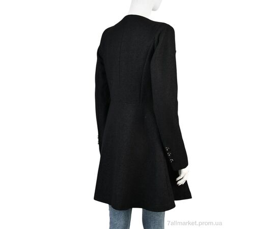 Пальто жіноче Весна/осінь 11942-1 black (3 шт. р.сіткаM-XL) "Obuvok" недорого оптом від прямого постачальника, зображення 2