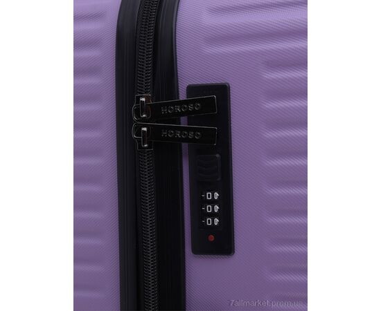 Валіза XL105-2 purple набір 3шт 76*51.5*32 см, "HOROSO HOME" недорого оптом від прямого постачальника, зображення 3