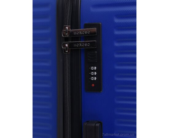 Валіза XL105-1 blue набір 3шт 76*51.5*32 см, "HOROSO HOME" недорого оптом від прямого постачальника, зображення 3
