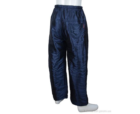 Штани дитячі утеплені Зима ФУ4 d.blue (07636) (5 шт. р.сітка22-30) "Obuvok" недорого оптом від прямого постачальника, зображення 2