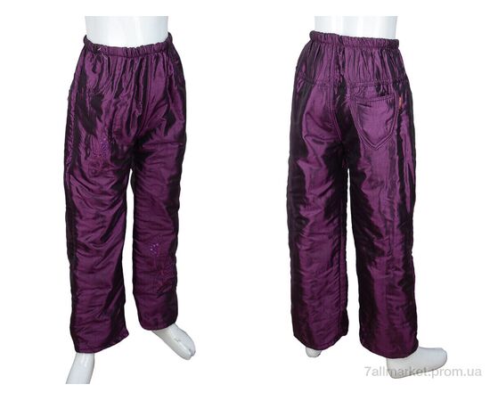 Фотография Штаны детские утеплённые Зима ФУ3 violet (07635) (5 шт. р.сетка 22-30) "Obuvok" недорого оптом от прямого поставщика, изображение 3