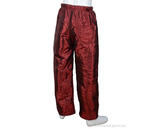 Фотография Штаны детские утеплённые Зима ФУ2 red (07634) (5 шт. р.сетка 22-30) "Obuvok" недорого оптом от прямого поставщика, изображение 2