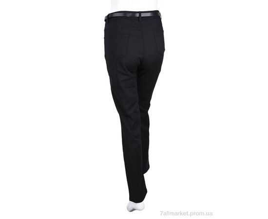 Жіночі брюки Весна/осінь 1921 (08954) black (6 шт. р.сітка25-30) "Obuvok" недорого оптом від прямого постачальника, зображення 2