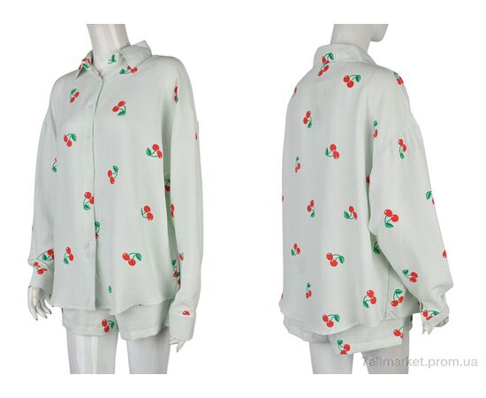 Жіночий костюм Літо 4407-S210 green (4 шт. р.сіткаM-2XL) "Мир" недорого оптом від прямого постачальника, зображення 3