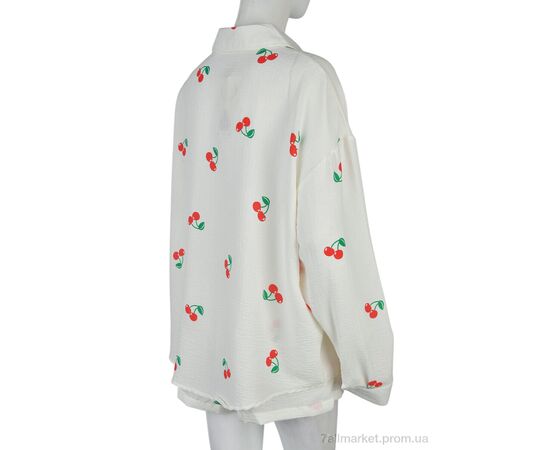 Жіночий костюм Літо 4407-S210 white (4 шт. р.сіткаM-2XL) "Мир" недорого оптом від прямого постачальника, зображення 2