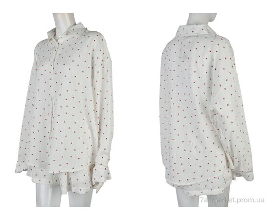Жіночий костюм Літо 4407-S207 white (4 шт. р.сіткаM-2XL) "Мир" недорого оптом від прямого постачальника, зображення 3