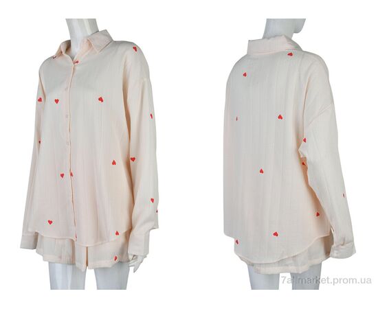 Жіночий костюм Літо 4407-S208 pink (4 шт. р.сіткаM-2XL) "Мир" недорого оптом від прямого постачальника, зображення 3