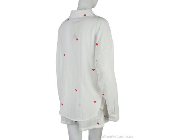 Жіночий костюм Літо 4407-S208 white (4 шт. р.сіткаM-2XL) "Мир" недорого оптом від прямого постачальника, зображення 2