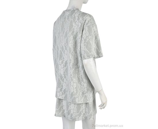 Жіночий костюм Літо 4407-12 l.grey (4 шт. р.сіткаM-2XL) "Мир" недорого оптом від прямого постачальника, зображення 2
