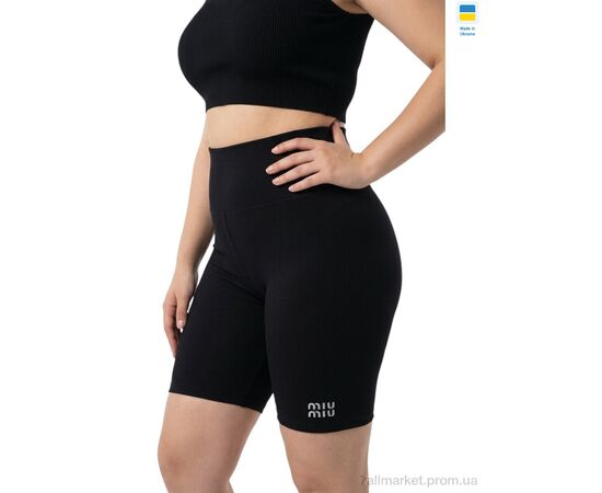 Фотография Велосипедки Лето 50177 батал чорний (4 шт. р.сетка XL-4XL) "Sport style" недорого оптом от прямого поставщика, изображение 2
