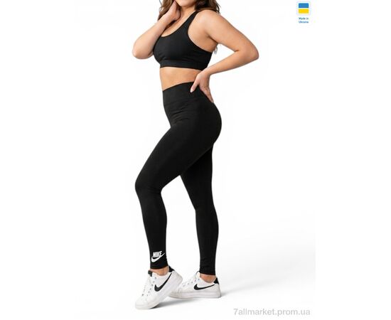 Фотография Лосинсы женские Весна/осень 500NI норма чорний (4 шт. р.сетка S-XL) "Sport style" недорого оптом от прямого поставщика, изображение 2