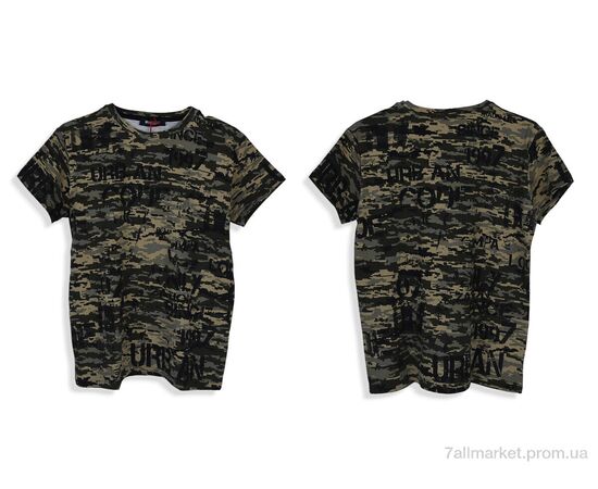 Фотография Футболка детская Лето 4404-4 khaki (6 шт. р.сетка 128-176) "Мир" недорого оптом от прямого поставщика, изображение 3