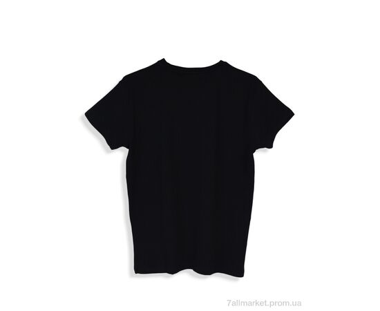 Фотография Футболка детская Лето 4404-7 black (6 шт. р.сетка 128-176) "Мир" недорого оптом от прямого поставщика, изображение 2