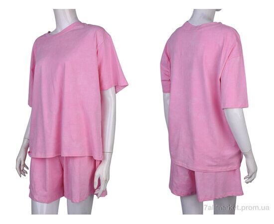 Жіночий костюм Літо 4407-WY126 pink (4 шт. р.сіткаS-XL) "Мир" недорого оптом від прямого постачальника, зображення 3