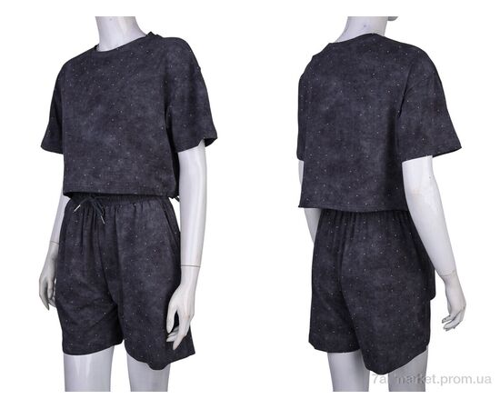 Жіночий костюм Літо 4407-WY128 d.grey (4 шт. р.сіткаS-XL) "Мир" недорого оптом від прямого постачальника, зображення 3