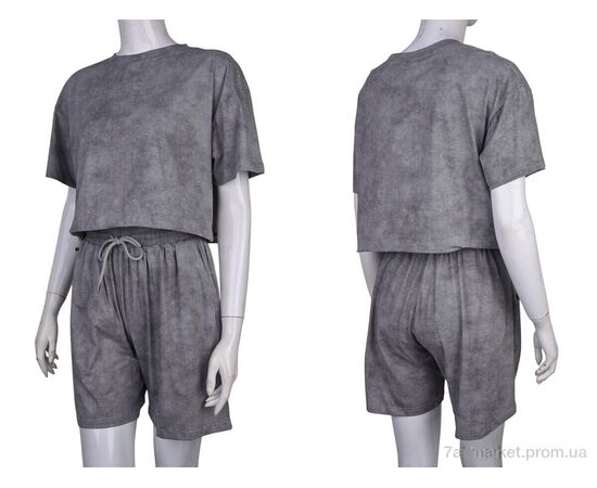 Жіночий костюм Літо 4407-WY128 l.grey (4 шт. р.сіткаS-XL) "Мир" недорого оптом від прямого постачальника, зображення 3
