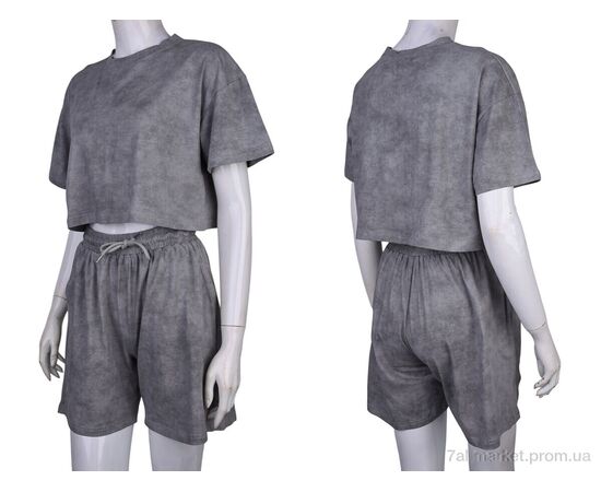 Жіночий костюм Літо 4407-WY129 grey (4 шт. р.сіткаS-XL) "Мир" недорого оптом від прямого постачальника, зображення 3