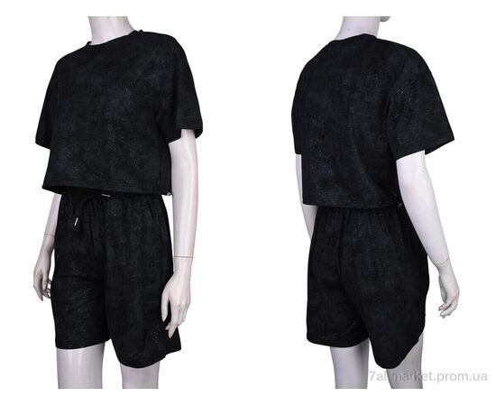 Жіночий костюм Літо 4407-WY129 black (4 шт. р.сіткаS-XL) "Мир" недорого оптом від прямого постачальника, зображення 3