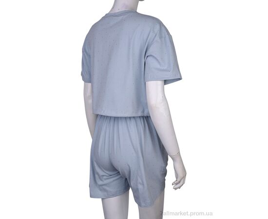 Жіночий костюм Літо 4407-WY133 blue (4 шт. р.сіткаM-2XL) "Мир" недорого оптом від прямого постачальника, зображення 2