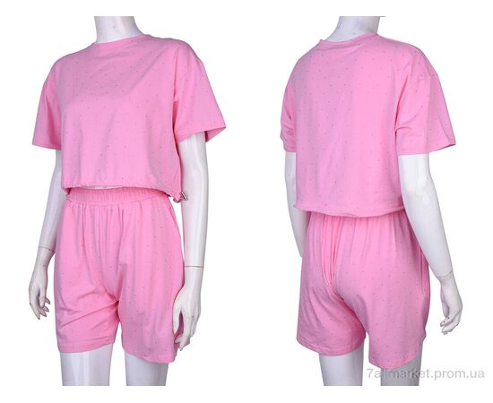 Жіночий костюм Літо 4407-WY133 pink (4 шт. р.сіткаM-2XL) "Мир" недорого оптом від прямого постачальника, зображення 3