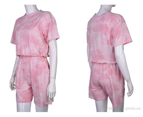 Жіночий костюм Літо 4407-WY135 pink (4 шт. р.сіткаM-2XL) "Мир" недорого оптом від прямого постачальника, зображення 3