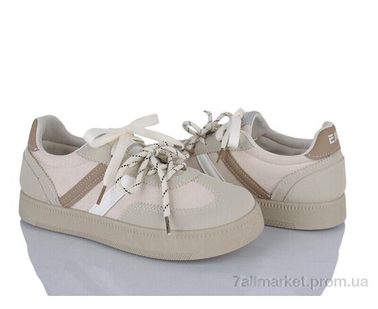 Фотография Кроссовки женские модные Весна/осень Prime PR-A-6 beige (8 пар р.37-40) "Prime-Opt" недорого оптом от прямого поставщика, изображение 2
