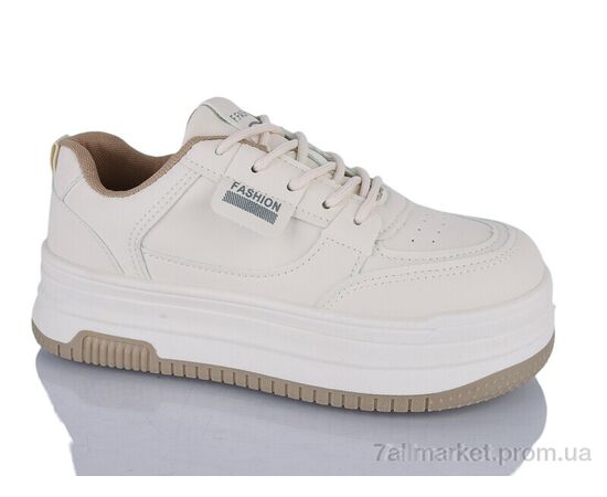 Фотография Кроссовки женские модные Весна/осень Prime PR-B-91 BEIGE (8 пар р.37-40) "Prime-Opt" недорого оптом от прямого поставщика, изображение 3