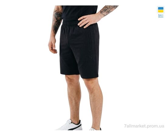 Фотография Шорты мужские Лето 05PU чорний (5 шт. р.сетка 46-54) "Sport style" недорого оптом от прямого поставщика, изображение 2