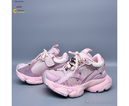Кросівки дитячі модні Весна/осінь BB2760-1 pink-fuchsia (3 пар р.28-30) "Clibee-Doremi" недорого оптом від прямого постачальника, зображення 2