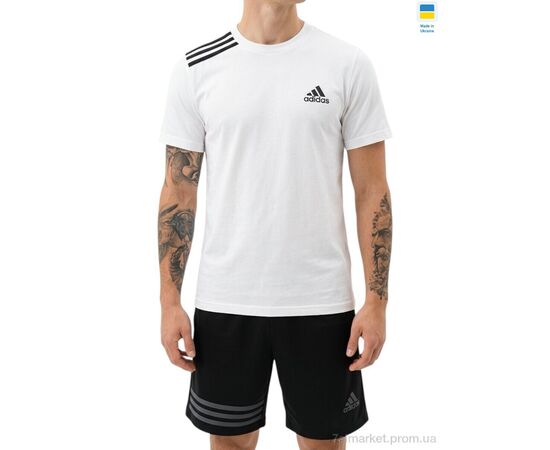 Фотография Спортивный костюм мужской Лето 11AD білий (5 шт. р.сетка 46-54) "Sport style" недорого оптом от прямого поставщика, изображение 2